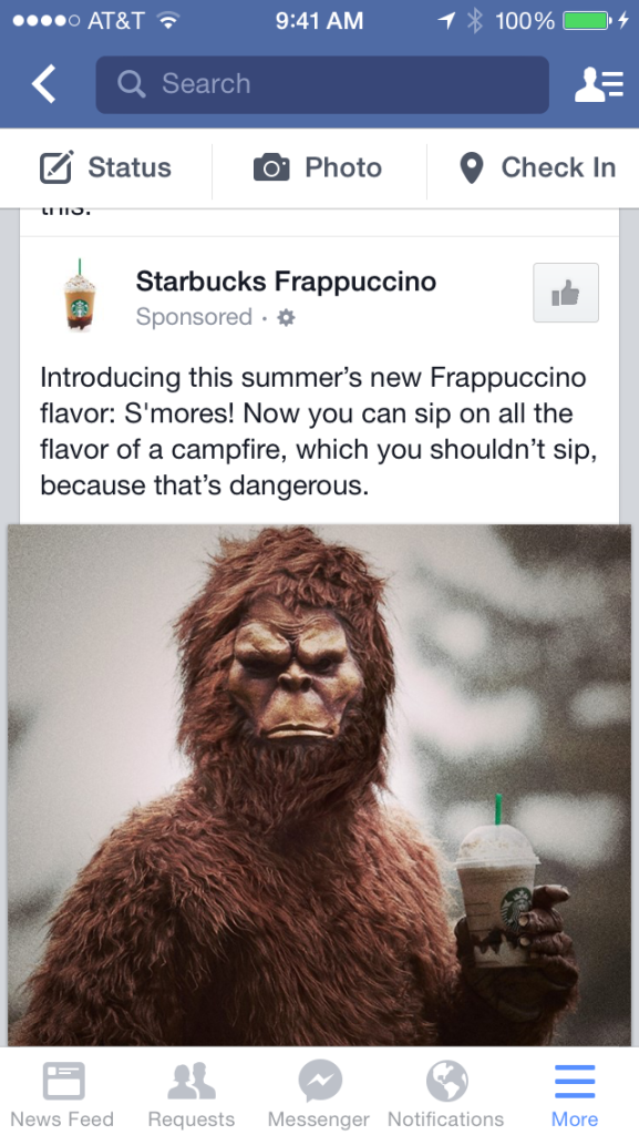 Bigfoot Frappuccino
